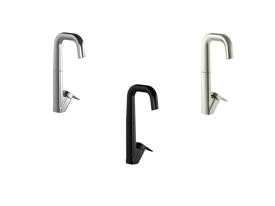 AXISS Sink Mixer,AXISS Sink Mixer Black,Brushed Nickel