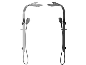 AXISS Rain Shower Column Chrome and Black