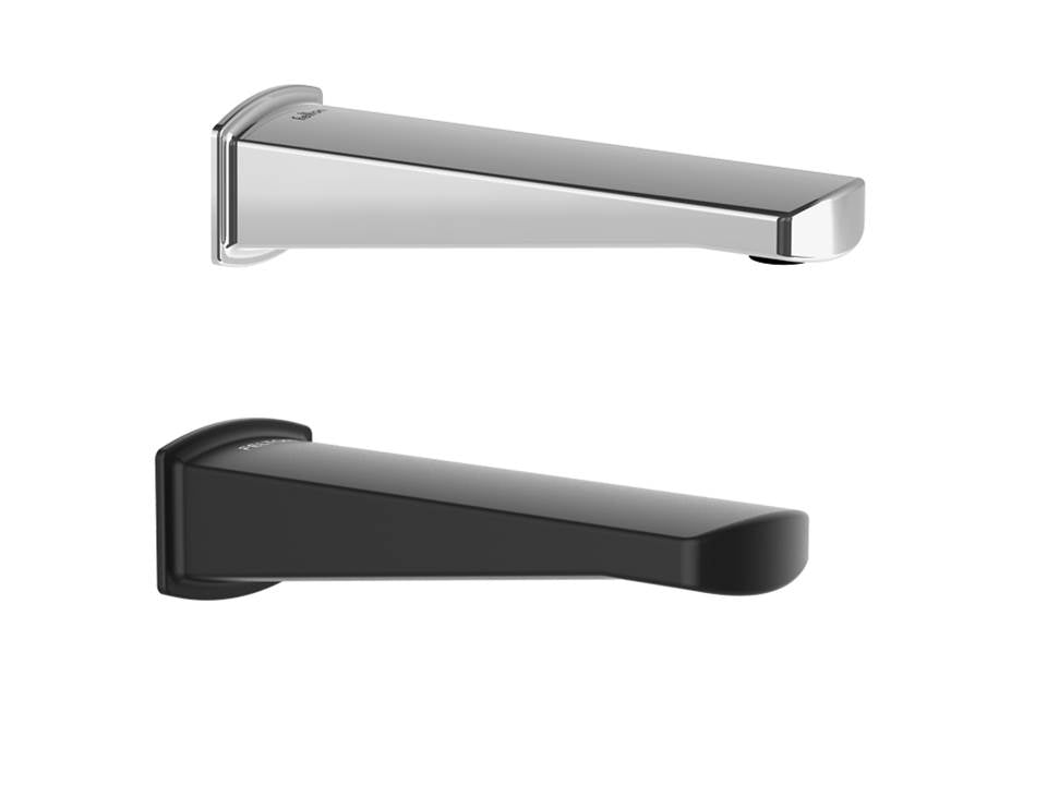 QUE Bath Spout 1/2" Chrome ,Black