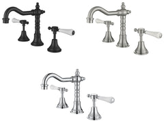 ILLIAN Lever Basin Set,Chrome,Brushed Nickel,Matte Black