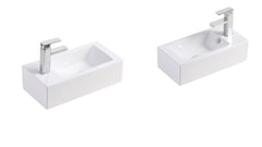 Inea Wall-Hung Basin in Left-Hand and Right-Hand