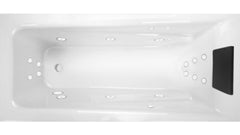 NOVARA Inset Bath or Spa Bath With Sizes 1525/1665/1653 mm And 10/12/16 Flush Jets