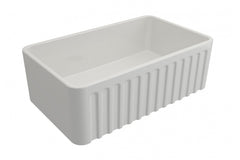 Turner Hastings Novi 75 x 46 Fine Fireclay Matte Black Butler Sink