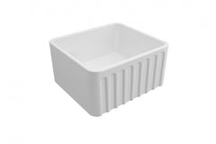 TURNER HASTINGS Novi 50 x 46 Fine Fireclay Matte Black or Matte White Butler Sink NO50FS-MB, NO503FS-MW