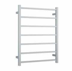HOTRAIL STRAIGHT SQUARE LADDER HEATED TOWEL RAIL W600xH800xD120mm