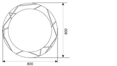 SOHO Led Mirror 800mm