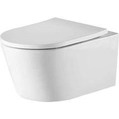 Solo Wall Hung Toilet Suite With Geberit in Chrome Square,Black Square,Chrome Round,Black Round Push Plate