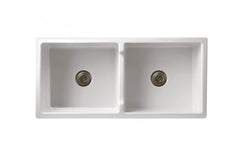 TURNER HASTING Patri 100 x 47 Fine Fireclay Double Bowl Butler Sink