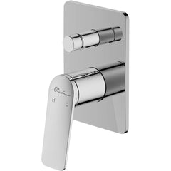 PARIS Matte Black Wall Mixer With Diverter