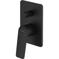 PARIS Matte Black Wall Mixer With Diverter