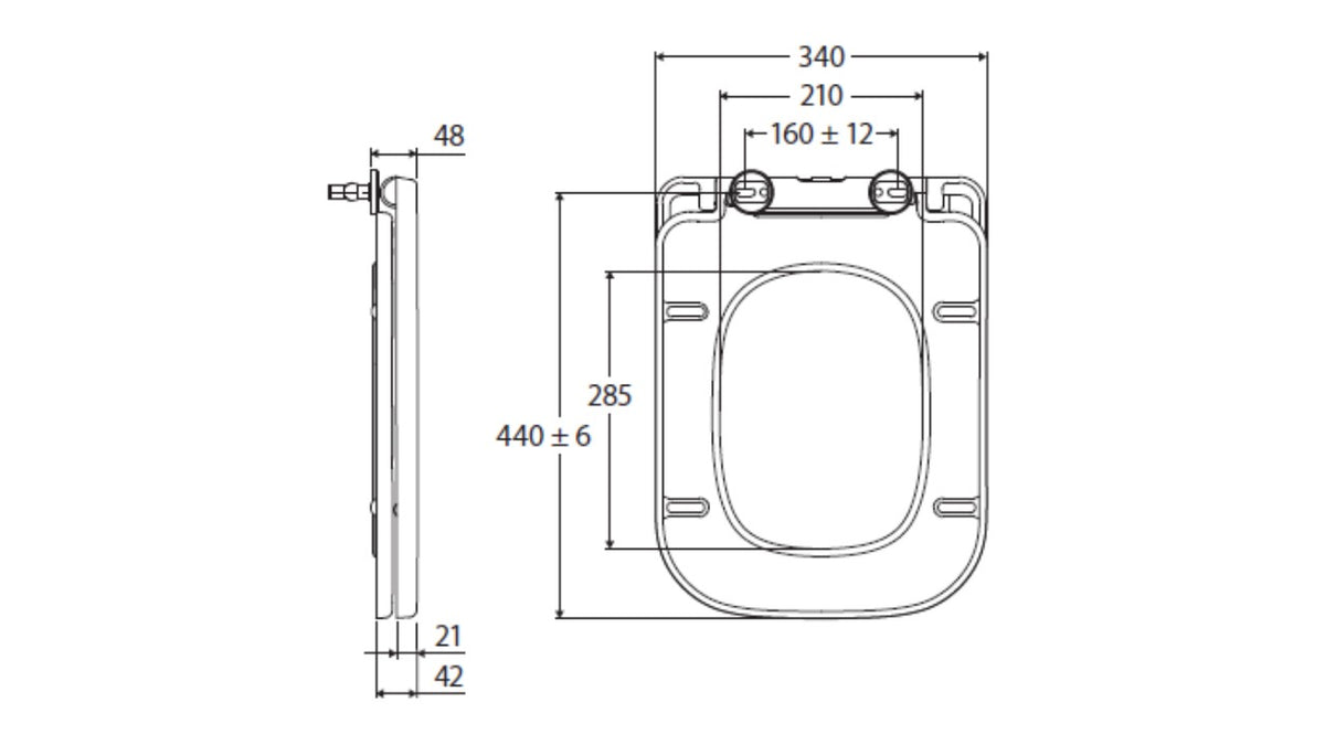 METROPOLITAN Toilet Seat