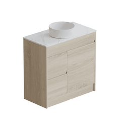ERICA 1500mm Natural Oak Floor Standing Vanity