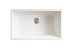 Bellevue Large Rectangular Sink Matte Black, Matte White