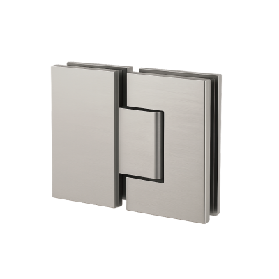 180° Glass to Glass Hinge Chrome, Matte Black, Brushed Gold, Brushed Nickel, Gunmetal Grey