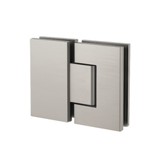 180° Glass to Glass Hinge Chrome, Matte Black, Brushed Gold, Brushed Nickel, Gunmetal Grey