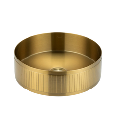 AVAI Textured SS Round Basin IN Brushed Silver, Gunmetal Grey,Brushed Gold