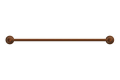 Eternal Single Towel Rail 600mm Chrome, Matte Black, Brushed Nicke, Brushed Copper, Brushed Brass, 900mm Brushed Brass