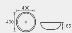 Round Above Under Counter Basins