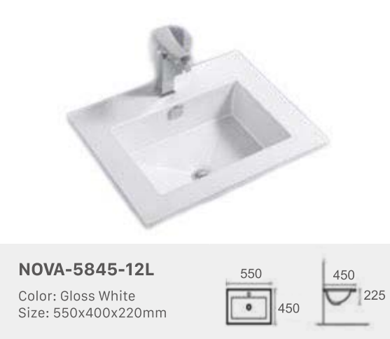 Square Under Counter Basins