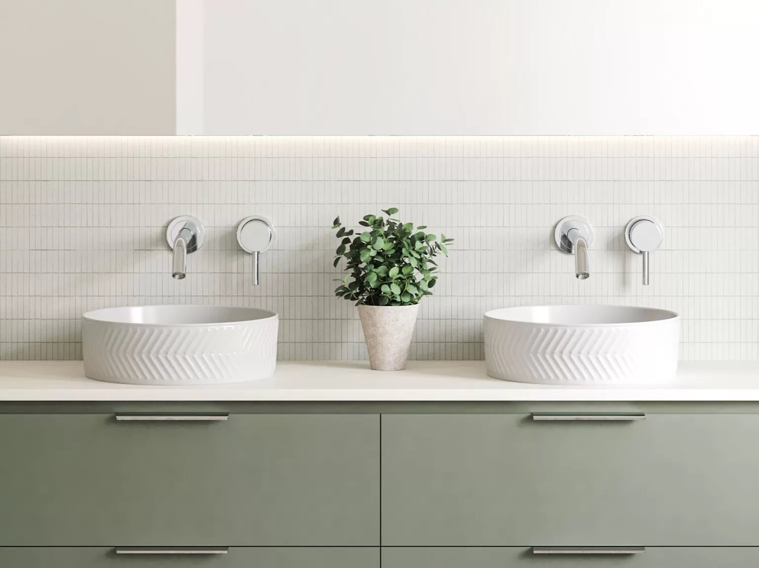 LURE Arrow Basin White gloss And White Matt finish