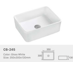 Square Curved Above Cunter Basins