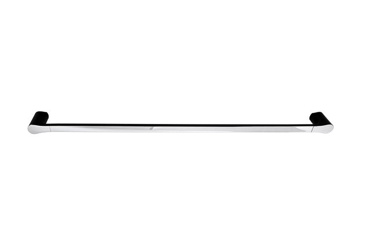 Manhattan Double Towel Rail 600mm Matte Black & Chrome, Gloss White & Chrome, 900mm Matte Black  & Chrome, 900mm 600mm Gloss White & ChromeGloss White & ChromeMatte Black & Chrome 600mm Gloss White & Chrome