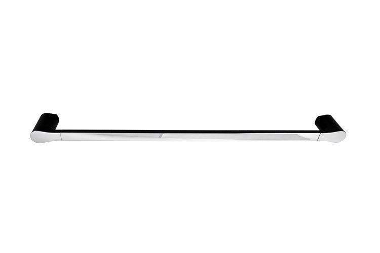 Manhattan Double Towel Rail 600mm Matte Black & Chrome, Gloss White & Chrome, 900mm Matte Black  & Chrome, 900mm 600mm Gloss White & ChromeGloss White & ChromeMatte Black & Chrome 600mm Gloss White & Chrome