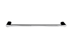 Manhattan Double Towel Rail 600mm Matte Black & Chrome, Gloss White & Chrome, 900mm Matte Black  & Chrome, 900mm 600mm Gloss White & ChromeGloss White & ChromeMatte Black & Chrome 600mm Gloss White & Chrome
