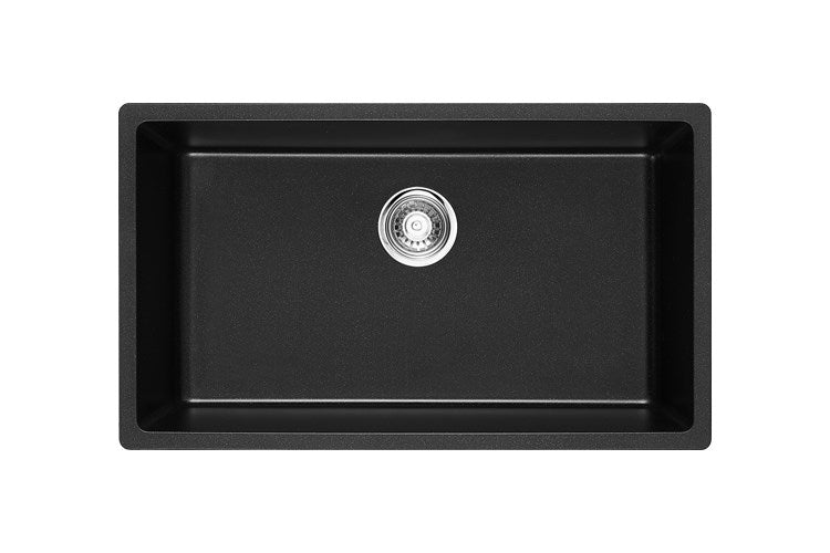 Bellevue Large Rectangular Sink Matte Black, Matte White
