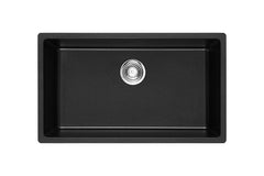 Bellevue Large Rectangular Sink Matte Black, Matte White