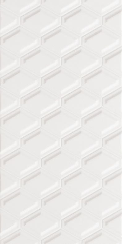 WINTER DIAMOND EMBOSSED WHITE GLOSS 300X600