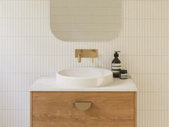 CORRIDA Basin in White gloss finish