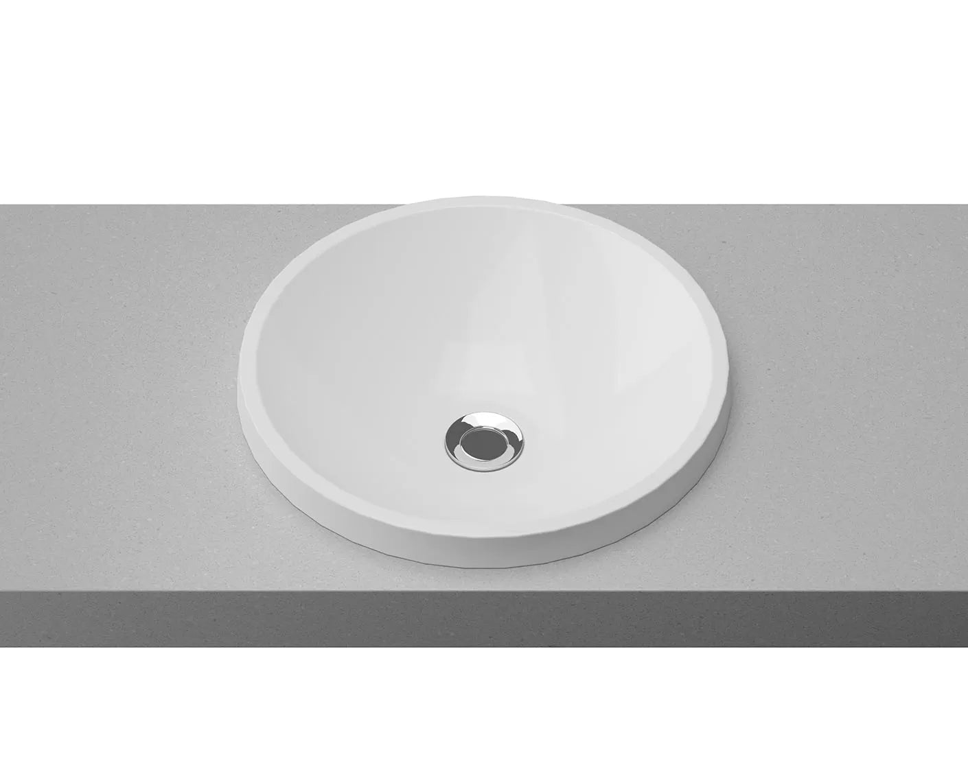 CORRIDA Basin in White gloss finish