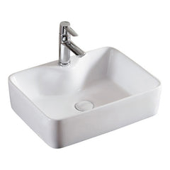QUADRO 480 ABOVE COUNTER BASIN WITH TAP HOLE