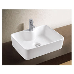 QUADRO 480 ABOVE COUNTER BASIN WITH TAP HOLE