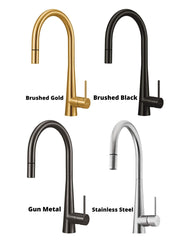 ESSENTE Stainless Steel Goose Neck Pull Out Mixer