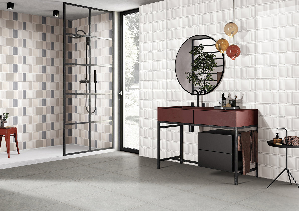 WINTER RECTANGLE MIX WHITE GLOSS 300X600