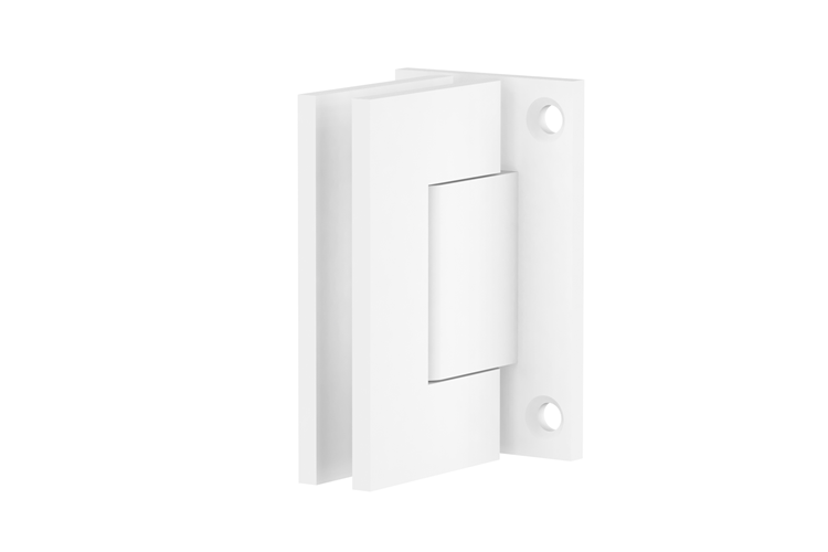 Shower Screen Hinge - Glass to Glass Chrome, Matte White, Matte Black,Brushed Nicke,BrushBrushed Brassed Copper,