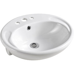 DINIKU Semi-Recessed Basin, 3 Tap Holes