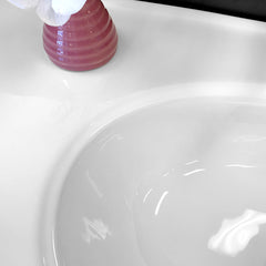 MARY Fingerpull Gloss White 1200 Wall-Hung/Kickboard/On Legs Vanity