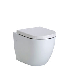 COCO Gloss White Or Gloss Black Wall-Hung Toilet Suite