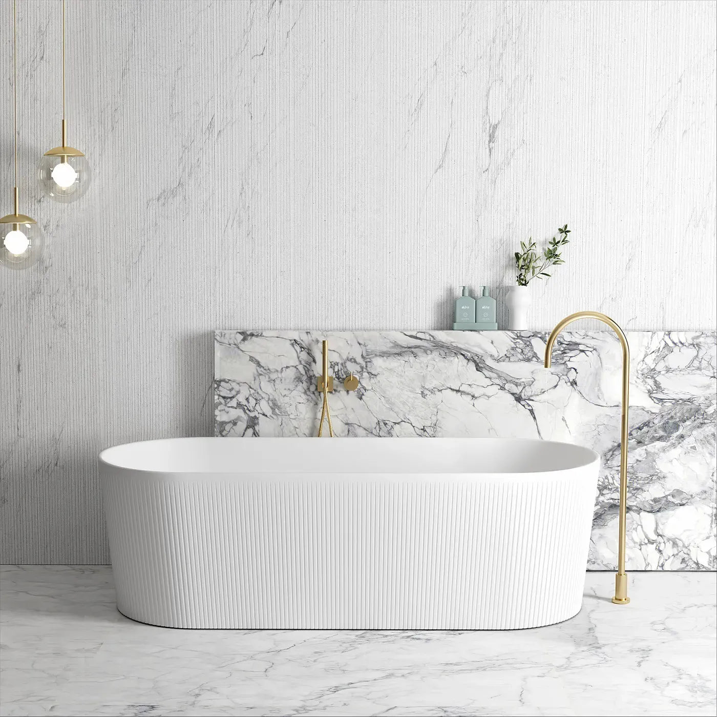 ATTICA NOOSA 1700 MATTE WHITE BATH My Store