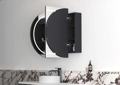 LED BONDI 1200X750 BLACK OAK SHAVING CABINET