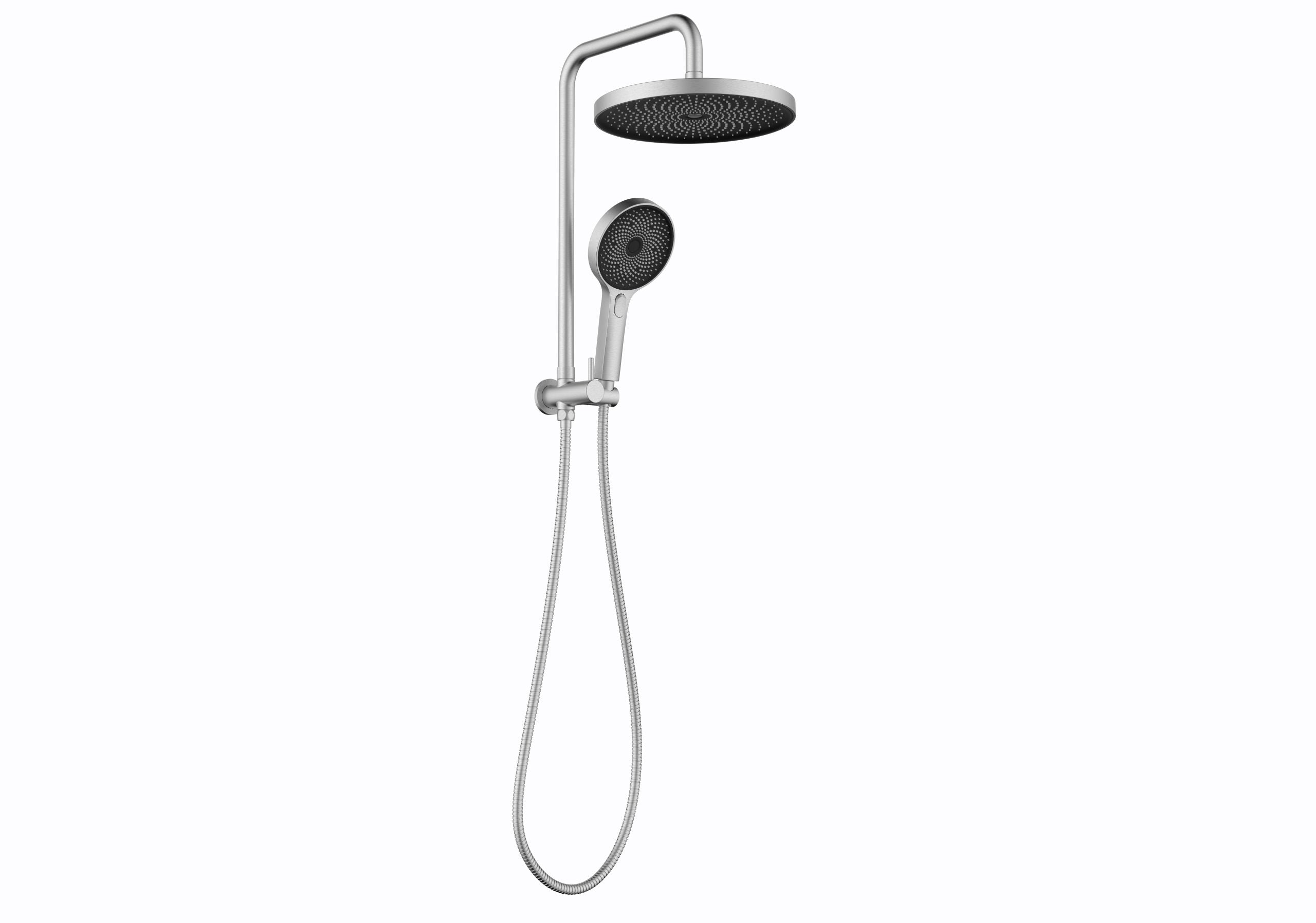 The Galaxy Twin Shower Chrome Matte Black Gun metal, Brushed nicke, Brushed Gold
