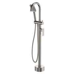 MANO Floor Mounted Bath Mixer With Hand Shower, Chrome, Matte Black, Brushed Nickel, Gun Metal, Urban Brass