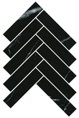 HB35150NM-H ARTEMIS NERO MARQUINA HERRINGBONE HONED 35X150