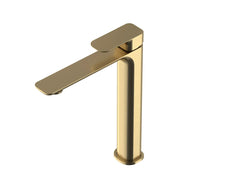 OSKAR TALL BASIN MIXER BRUSHED GOLD
