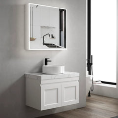 LED MOONLIGHT 750X650 SHAVING CABINET 2 DOORS