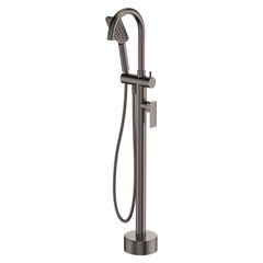 MANO Floor Mounted Bath Mixer With Hand Shower, Chrome, Matte Black, Brushed Nickel, Gun Metal, Urban Brass