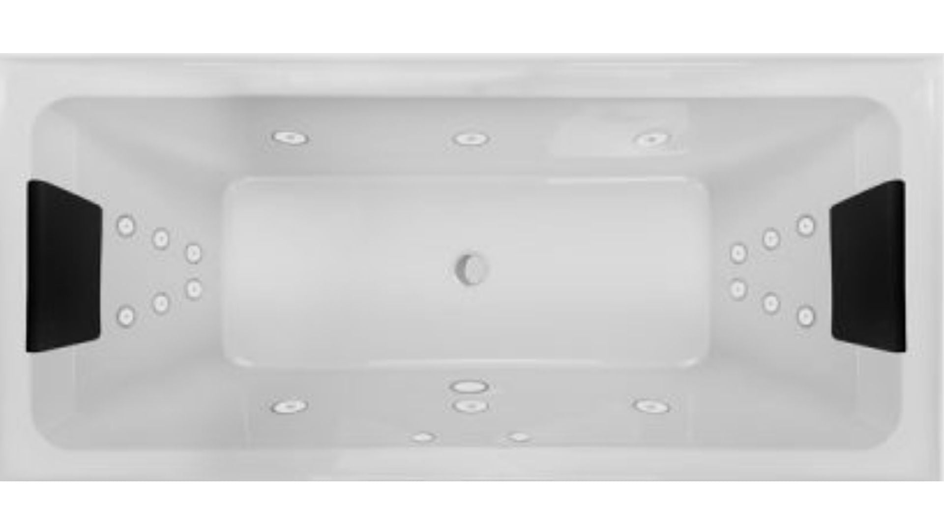 SAN DIEGO INSET BATH OR SPA BATH WITH SIZES 1790 MM AND 12/14/18 FLUSH JETS-18-1790